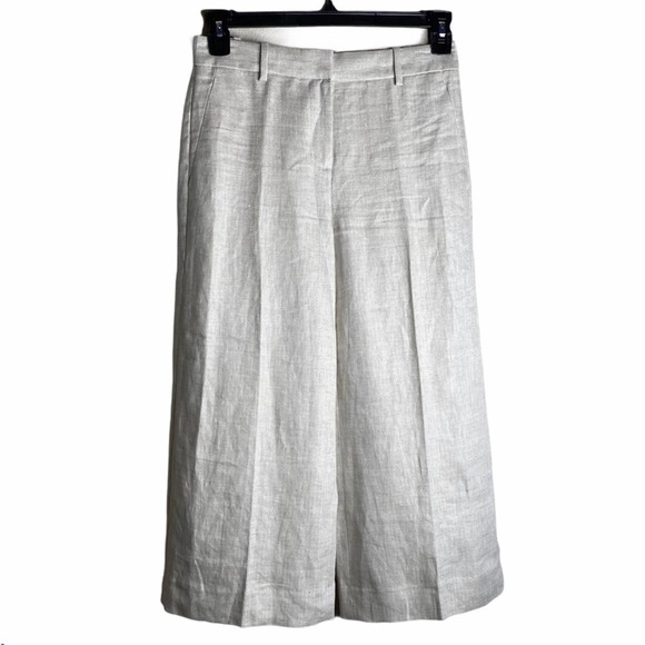 J. Crew Pants - J.Crew Wide Leg Linen ankle high rise 2